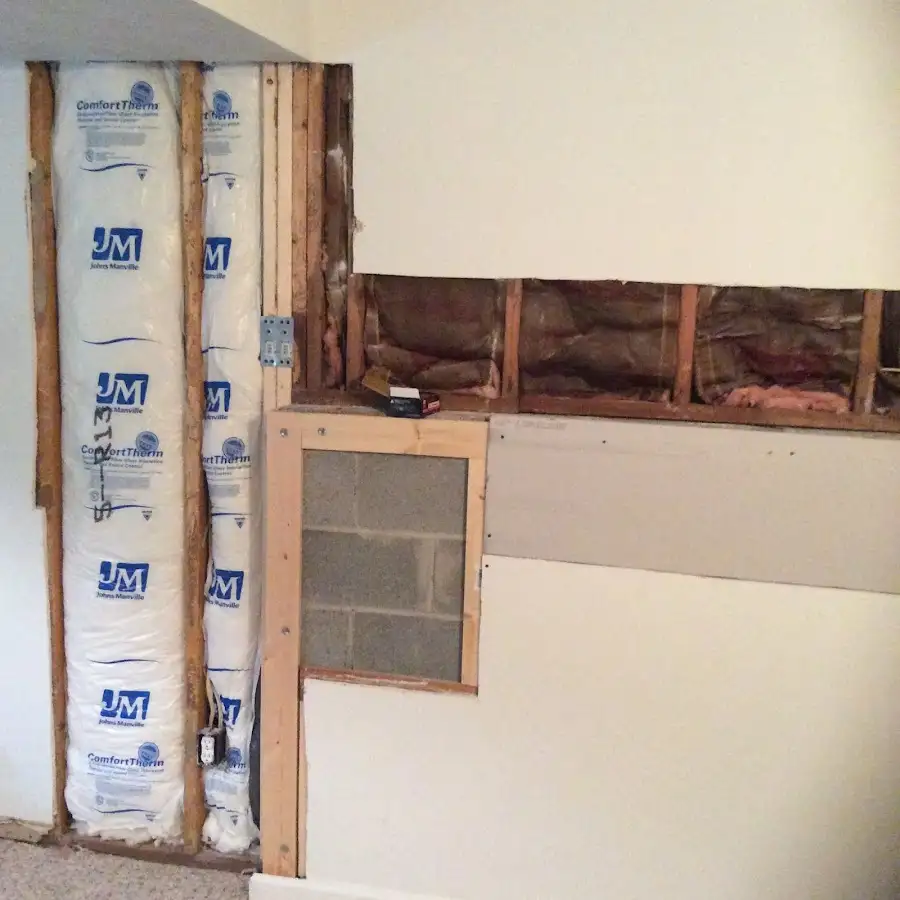 Wall insulation replacement during Contents Cleaning & Restoration in Reedsburg